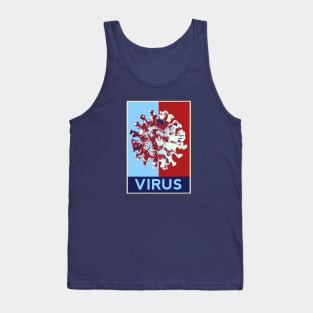 Virus Pop Art Design Tank Top